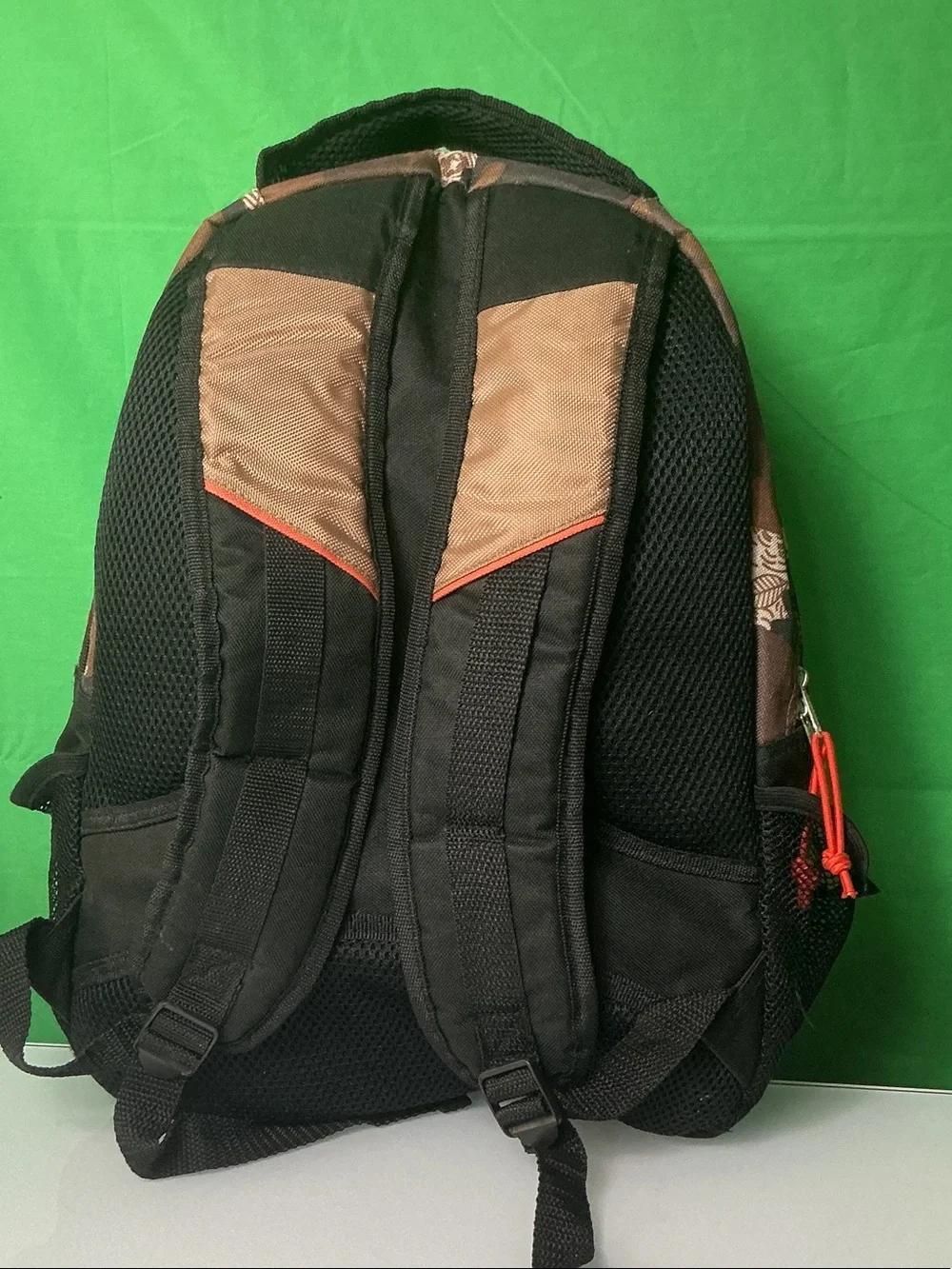 Trailmaker Equipment Camo Backpack Brown Tan Camouflage Travel School Bag 17